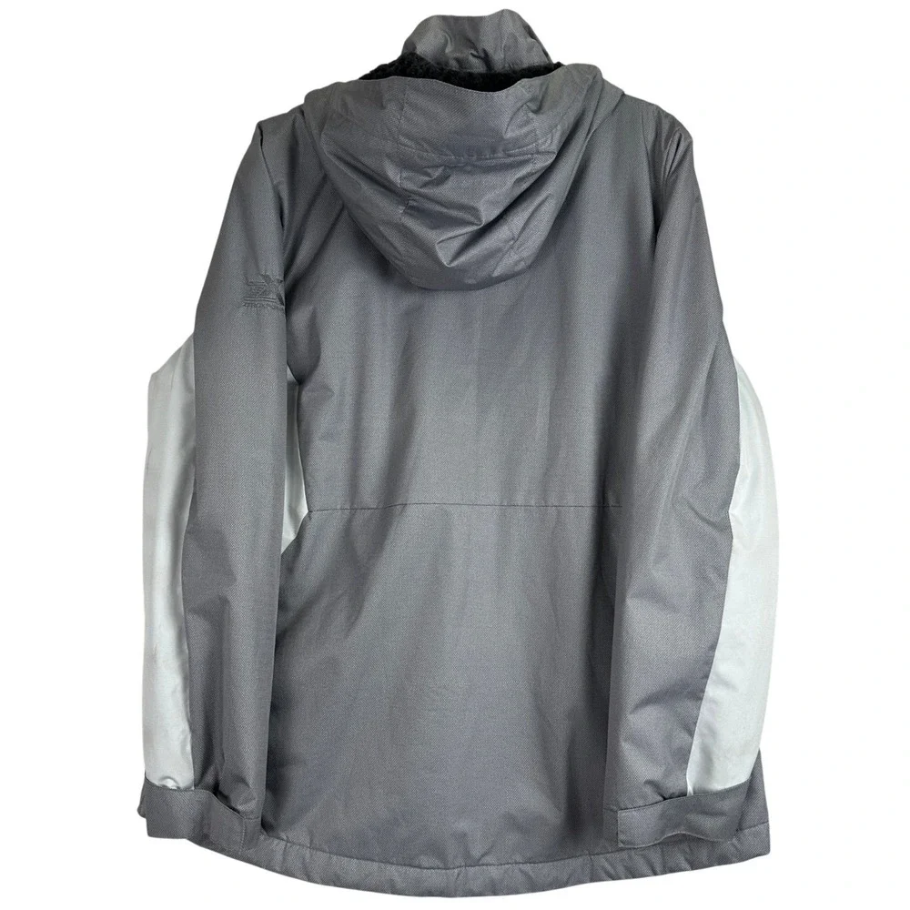 ZeroXposur Hooded Jacket Mens L Grey White Gorpcore Winter Techwear V92230